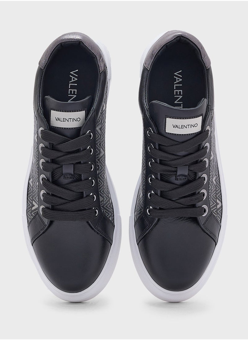 VALENTINO BY MARIO VALENTINO Lace Up Low Top Sneakers  - Image 4