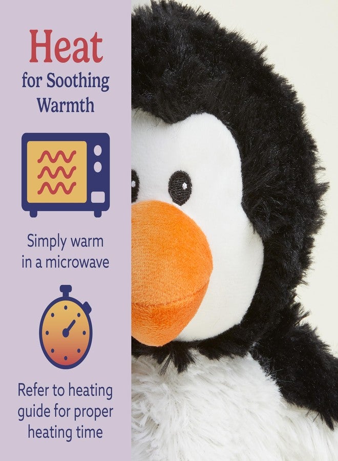warmies Microwavable & Weighted Stuffed Animals, Penguin - Heated Stuffed Animal Plushie for Warmth & Comfort - Cute Soft Plush Toys for Adults & Children (Boys, Girls, Babies & Toddlers) - Image 4