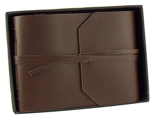 Rustic Ridge Leather Rustic Genuine Leather Photo Album with Gift Box - Scrapbook Style Pages - Holds 100 4x6 or 5x7 Photos - Photo Book 6x8" - Image 4