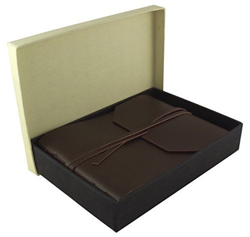 Rustic Ridge Leather Rustic Genuine Leather Photo Album with Gift Box - Scrapbook Style Pages - Holds 100 4x6 or 5x7 Photos - Photo Book 6x8" - Image 3