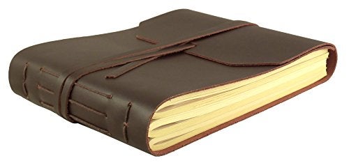 Rustic Ridge Leather Rustic Genuine Leather Photo Album with Gift Box - Scrapbook Style Pages - Holds 100 4x6 or 5x7 Photos - Photo Book 6x8" - Image 5