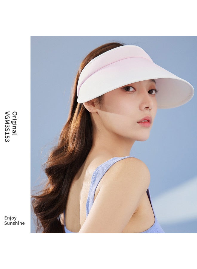 VVC Gradient Color Outdoor Uv Protection Beach Visor Hat Couple Sun Hat Versatile Sun Cap - Image 2