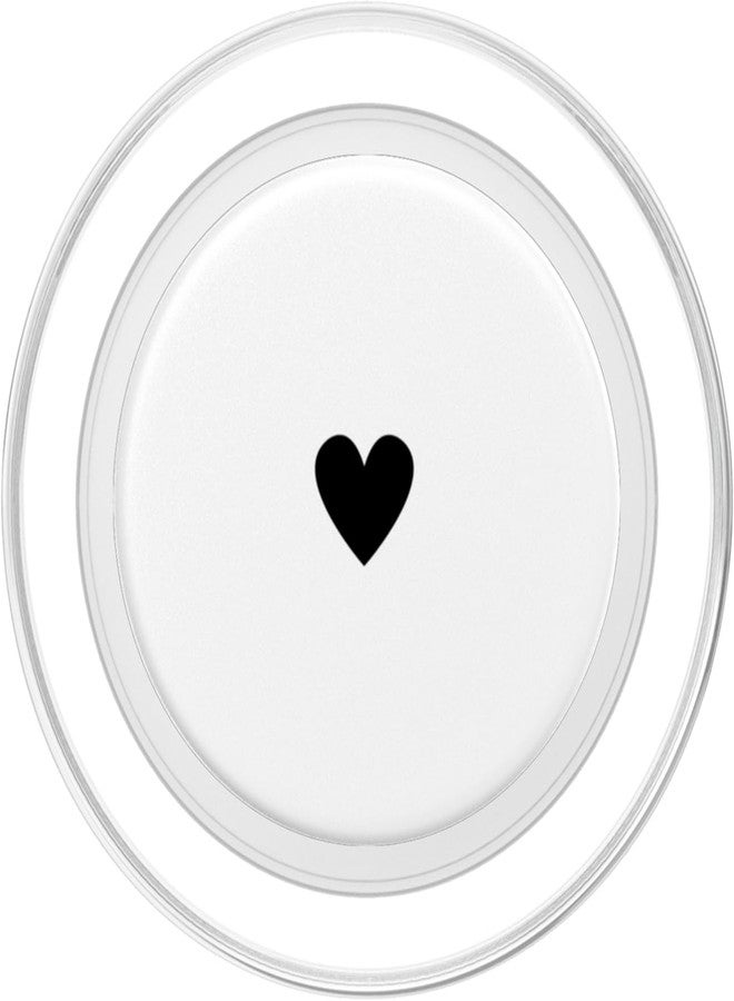 PopSockets Phone Grip – Heart PopSocket - B&W Heart PopSockets PopGrip for MagSafe - Image 2