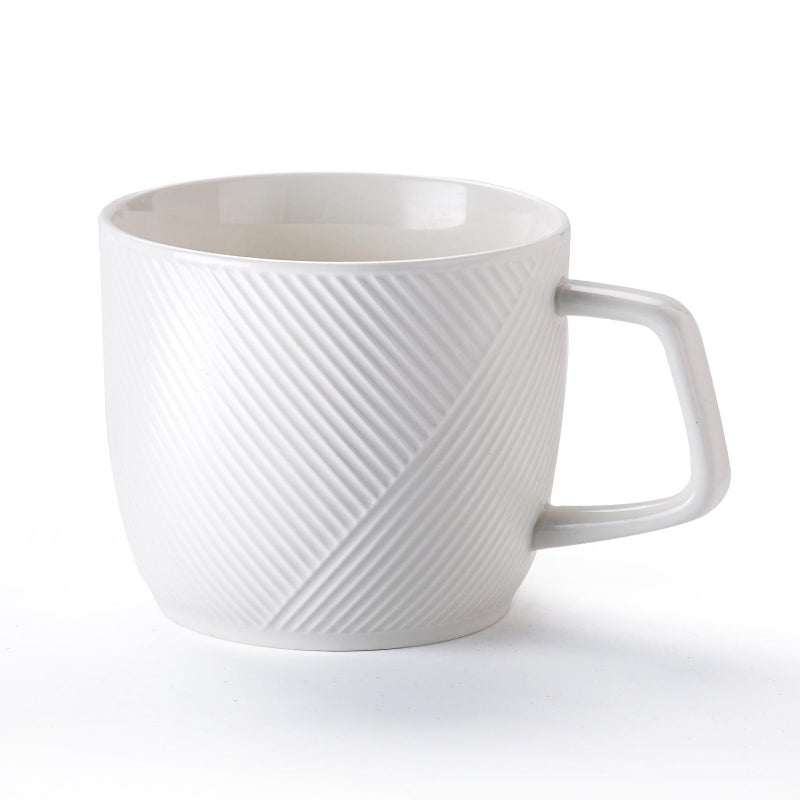 Adewnest Extra Large Ceramic Coffee Mug: 32 oz Oversized Soup Bowl with Handle for Cereal Tea Ice Cream - White Microwave Safe Giant Cup - Image 1
