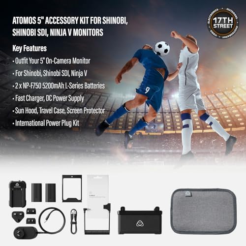 Atomos Ninja 5.2" 4K HDMI Recording Monitor 5" Accessory Kit (Version II) for Select Shinobi and Ninja Monitors, Swivel and Tilt Adjustable Monitor Mount Bundle Set - Image 5