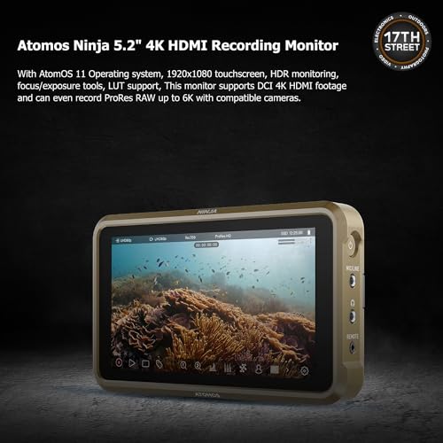 Atomos Ninja 5.2" 4K HDMI Recording Monitor 5" Accessory Kit (Version II) for Select Shinobi and Ninja Monitors, Swivel and Tilt Adjustable Monitor Mount Bundle Set - Image 4