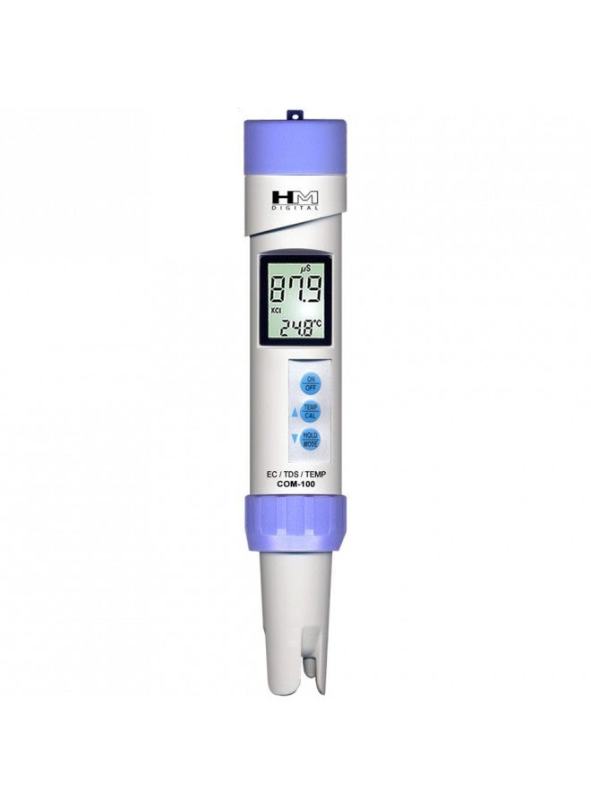 HM Digital 716160 COM-100 Waterproof Professional Series Combo Meter, 7", White/Purple