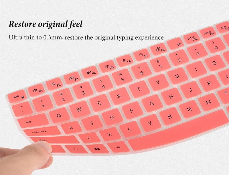 CASEDAO Keyboard Cover Skin for 14" Dell Latitude 7450 7440 7430 7420 7410 Notebook, Dell Latitude 5450 5440 5430 5431 5420/Dell Latitude 7520 15.6"/Dell Latitude 9510 9520 9420 9430 9440 Cover-Pink - Image 5