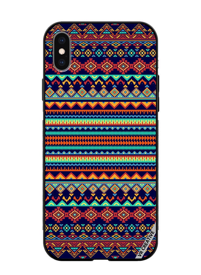 VR CREATIVE Protective Case Cover For Apple iPhone XS Max Texture Design Multicolour - Image 1