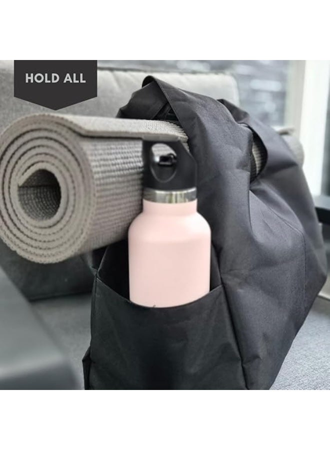 Soofam Gym Bag for Women – Duffel Bag with Separate Shoe Compartment, Wet Pocket, Multiple Inner Pockets, Water Bottle Holder, and Yoga Mat Strap - Image 4
