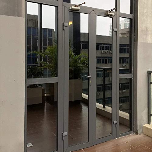 COSMOS STARÂ™ One Way Mirror Privacy Window Film Daytime Privacy Film,Heat Control Anti UV Reflective Window Tint for Home and Office (20"x100" Inches, Silver Black Film)-Self-Adhesive - Image 4