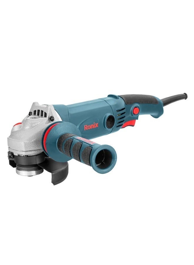 RONIX 1050W Mini Angle Grinder 115mm, 11000RPM Long Handle, German Engineering #Ronix 3150N - Image 5