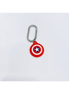 For Apple Airtags Tracker Anti-lost Device Locator Hook Soft Airtag Protective Cover Cartoon Silicone-Color:2-Applicable Model:Apple Airtag Tracker