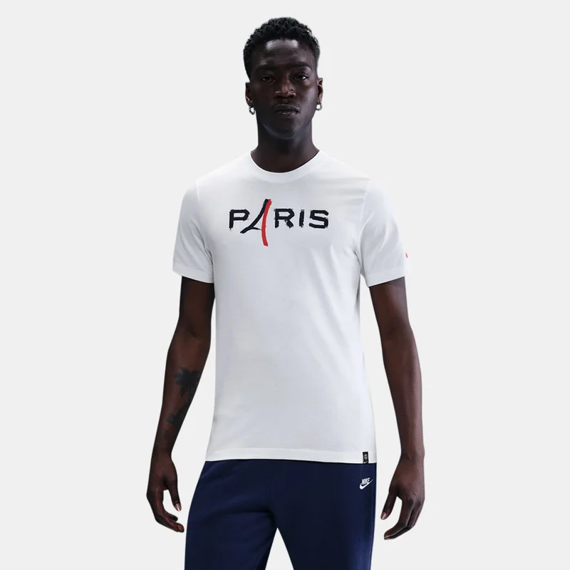 Nike Men's Paris Saint-Germain Wordmark T-Shirt