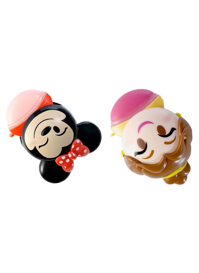 Lip Smacker Disney Minnie Mouse And Beauty And The Beast Belle Emoji Lip Balm Duo Flavored Strawberry Lemonade Bownade 2 Pack  - Image 5