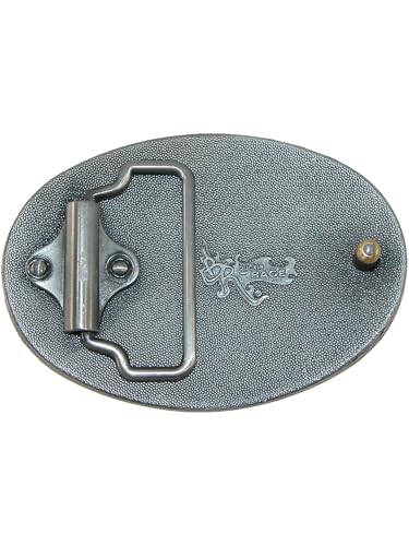 CTM Floral Print Belt Buckle, Silver - Image 5