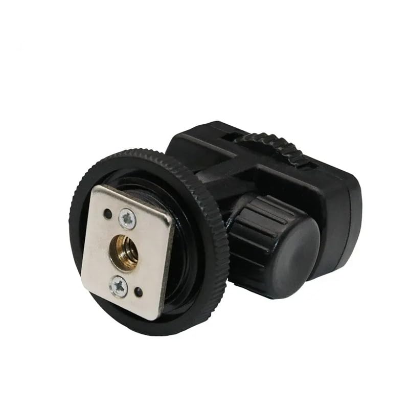 SHOPEE Adjustable Angle Pole Swivel Hot Shoe Mount 1/4" Screw Hot Shoe Mount Adapter for Mounting Video Camcorder Monitors (Pack of 1) - Image 3