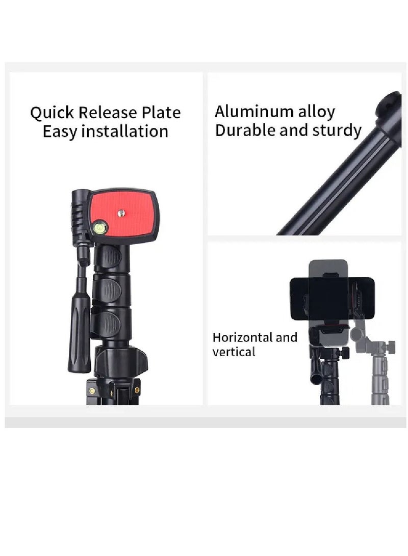 Jmary KP-2206 Multi-functional Adjustable Portable Camera Tripod Cell Phone Holder Floor Stand For Live Streaming - Image 5