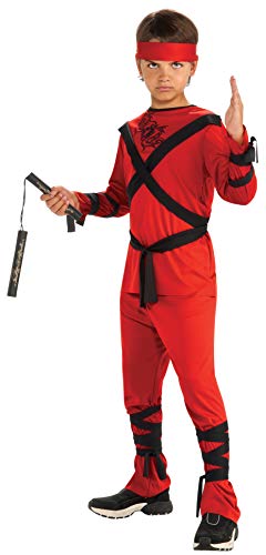 Rubies Red Ninja Child's Costume, Large - Image 2