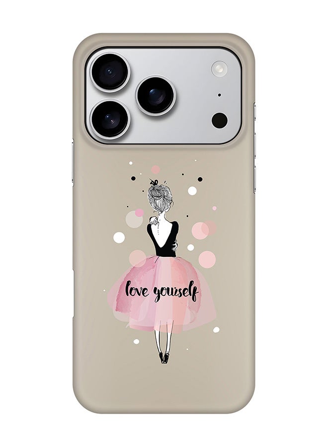 Stylizedd For iPhone 17 Pro,Case, [Compatible with MagSafe] Magnetic cover Slim fit Protection Matte, - Love Yourself