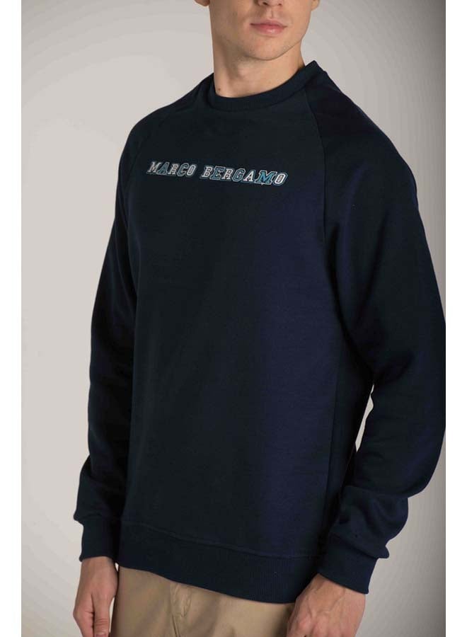 Marco Bergamo R Neck Printed Sweatshirt - Image 4