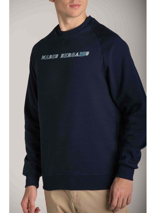 Marco Bergamo R Neck Printed Sweatshirt - Image 2