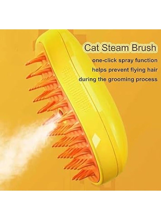فرشاة وبخاخ لتدليك القطط - تدليك رذاذ كهربائي USB للكلاب والقطط مضاد للتدليك، حمام طائر، شحن USB للقطط، مشط عائم لإزالة الشعر - Image 2