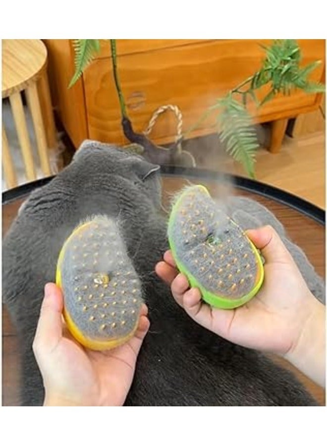 فرشاة وبخاخ لتدليك القطط - تدليك رذاذ كهربائي USB للكلاب والقطط مضاد للتدليك، حمام طائر، شحن USB للقطط، مشط عائم لإزالة الشعر - Image 3