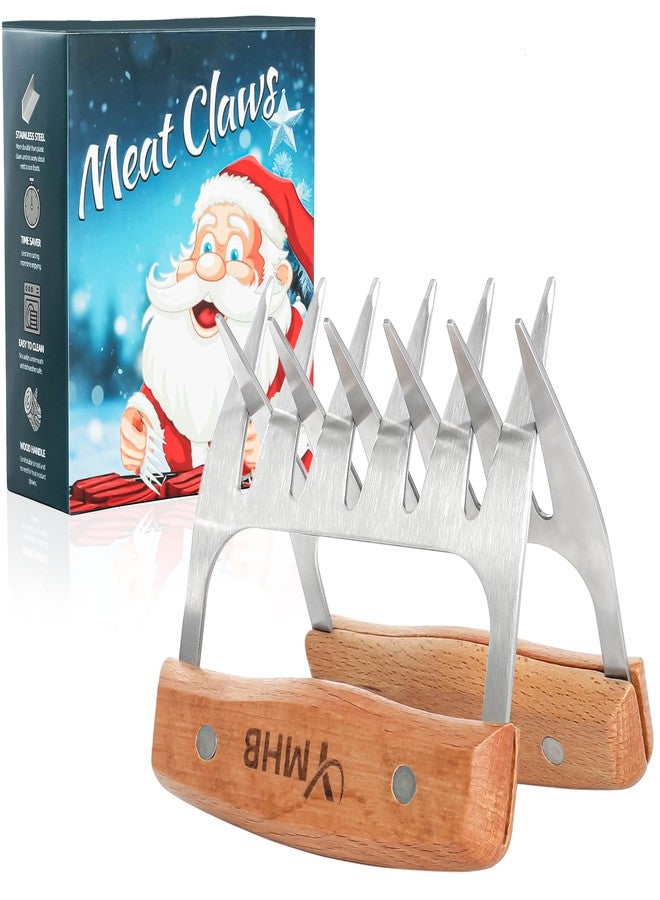 YMHB Stocking Stuffers for Adults Men, Metal Meat Shredder Claws, BBQ Grilling Gifts for Men, Shredding Claws for Pulled Pork, Christmas Gifts for Men Women Dad Father Husband - Image 1