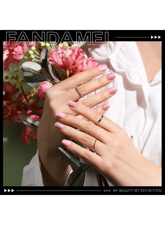 FANDAMEI Press on Nails Short, 24 Packs 576PCS Small Short Round Press on Nails, 24 Glossy Color Small Fake Nails, Glue on Nails with 7g Nail Glue, 24 Color False Nail for Small Nails and hands - Image 3