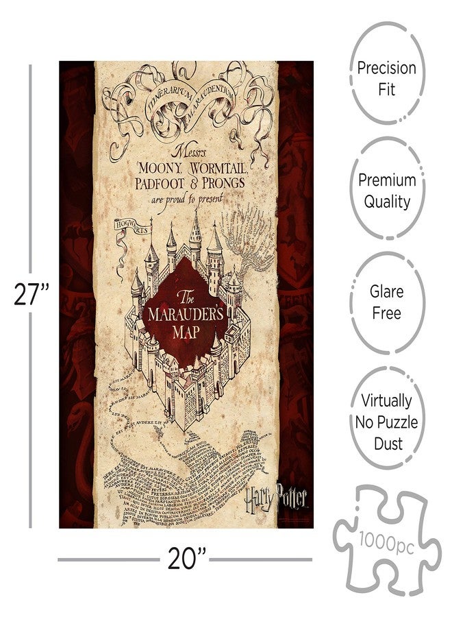AQUARIUS Harry Potter Marauder’s Map 1000-Piece Jigsaw Puzzle - Officially Licensed Harry Potter Merchandise & Collectibles - Image 2