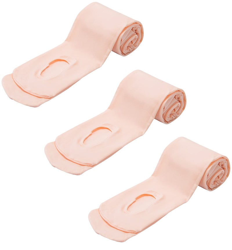 MANZI 3 Pairs Women's Girl's Dance Tights Convertible Transition Ballet Tights 40D Ballet Pink S(4-6y) - Image 1