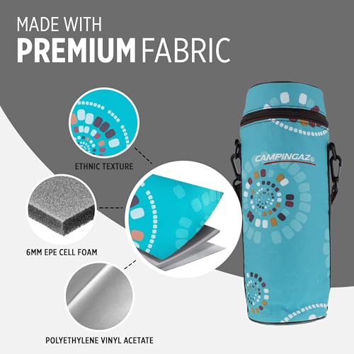 Campingaz 1.5L Bottle Cooler – Keeps Ice Cold for 4 Hours, Polyester Cooler for Drinks, Easy Zip Closure, 4L Capacity - Image 3