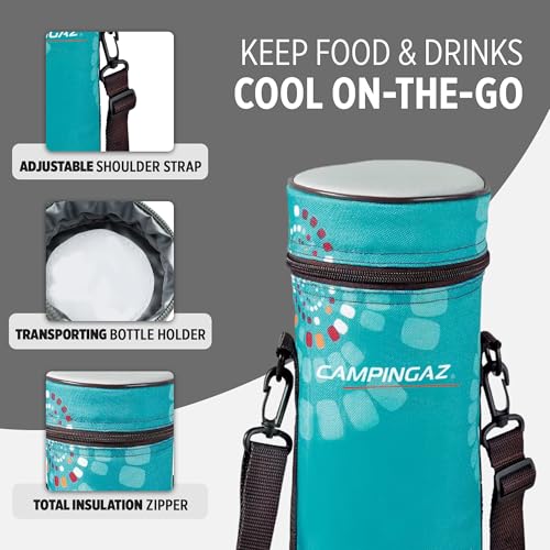 Campingaz 1.5L Bottle Cooler – Keeps Ice Cold for 4 Hours, Polyester Cooler for Drinks, Easy Zip Closure, 4L Capacity - Image 5