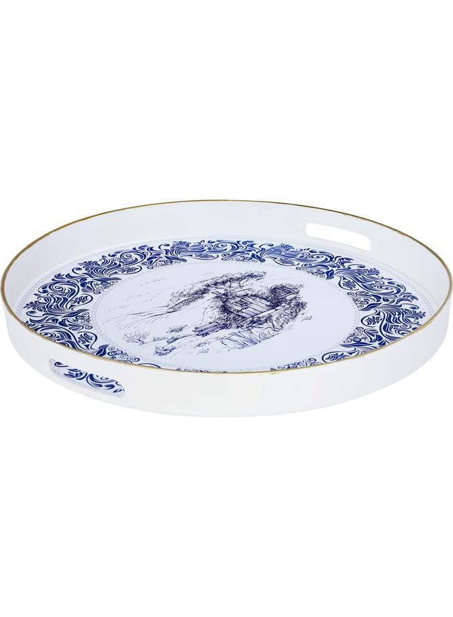 Alsaif Plastic Serving Topper 42 Cm Round White - Image 2