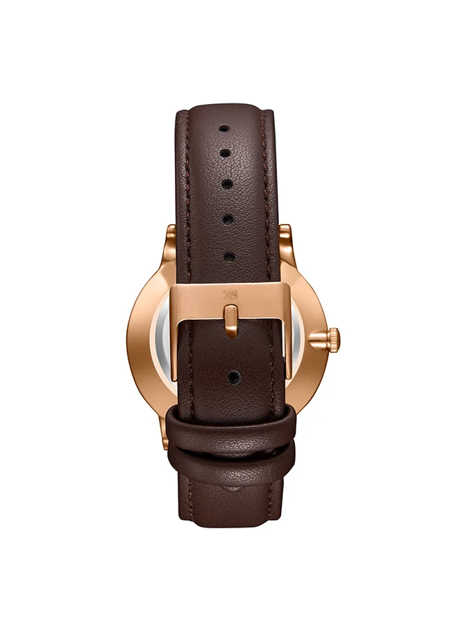 كينيث سكوت ساعة يد رجالية تناظرية من البولي يوريثين