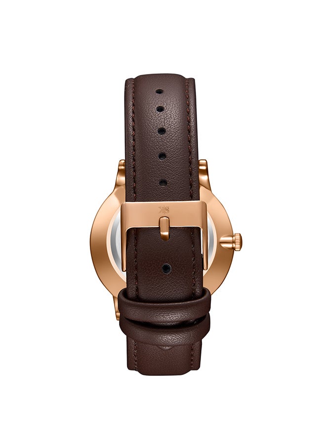 كينيث سكوت ساعة يد رجالية تناظرية من البولي يوريثين - Image 3