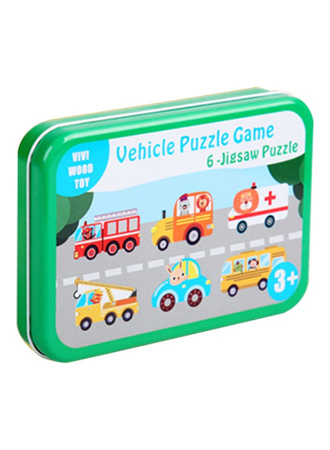 6-Piece Vehicle Puzzle Game Set