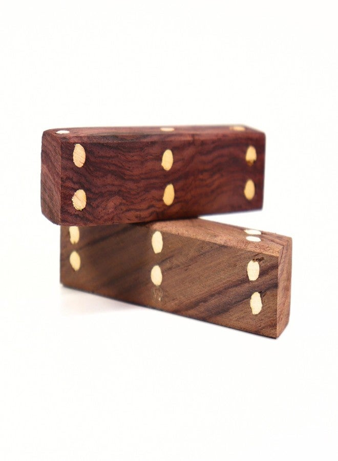 Pyengora Dayakattai Chausar Pachikalu Dice for Playing Ludo Snake Ladder Board |2 no Wooden Dices |Small Décor Pieces - Image 5