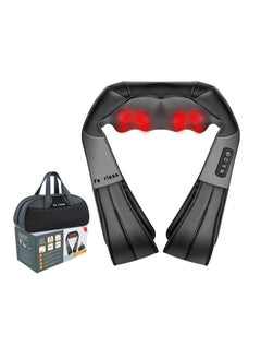 Fearlex Rechargeable Shiatsu Neck and Back Massager with Soothing Heat | Cordless Electric Deep Tissue 3D Kneading Massage Pillow for Pain Relief, Home, Office, and Car use with 2000 mAh Battery  - Image 1