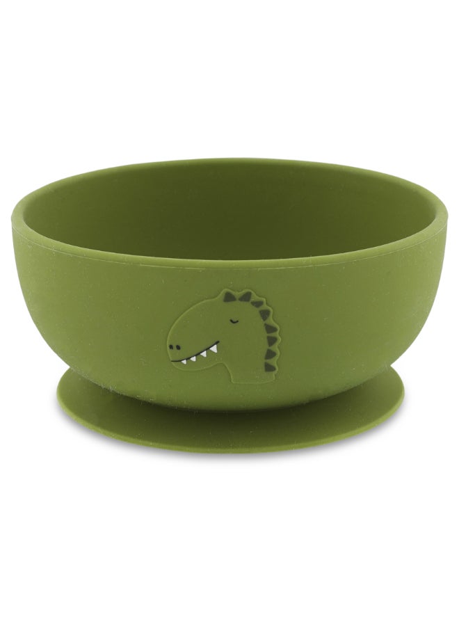 Trixie Silicone Feeding Bowl With Suction - Mr. Dino - Image 1