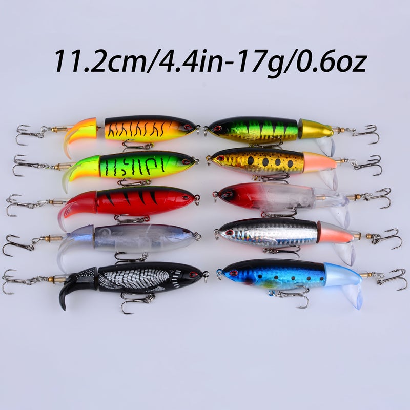 Fishing Lure Hard Bait 10.5cm 13.5g Pencil Wobber Surface Swimmer Tractor - Image 2