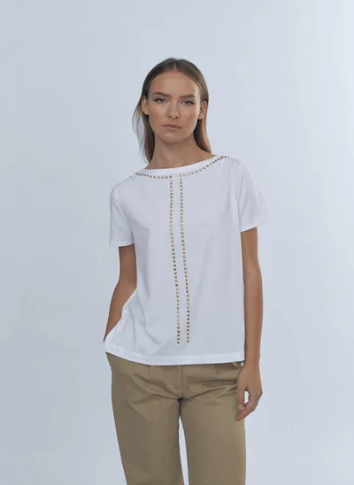 Lola Casademunt T-shirt with stud details