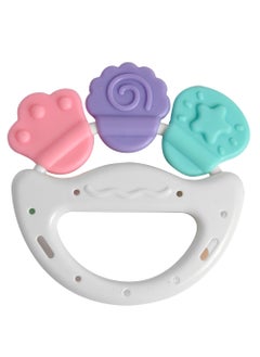 turtees Colorful Attractive Plastic Non-Toxic Teether Rattle & Shake  - Image 2