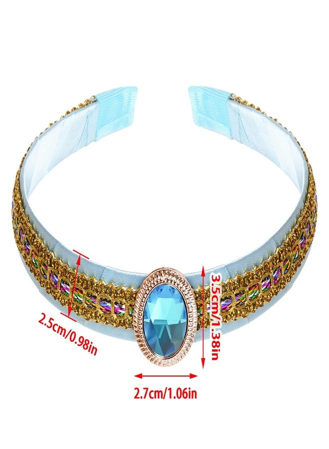 obmwang Princess Costume Headband Girls Dress Up Headband for Halloween Cosplay Party Dress Up Accessories - Image 3