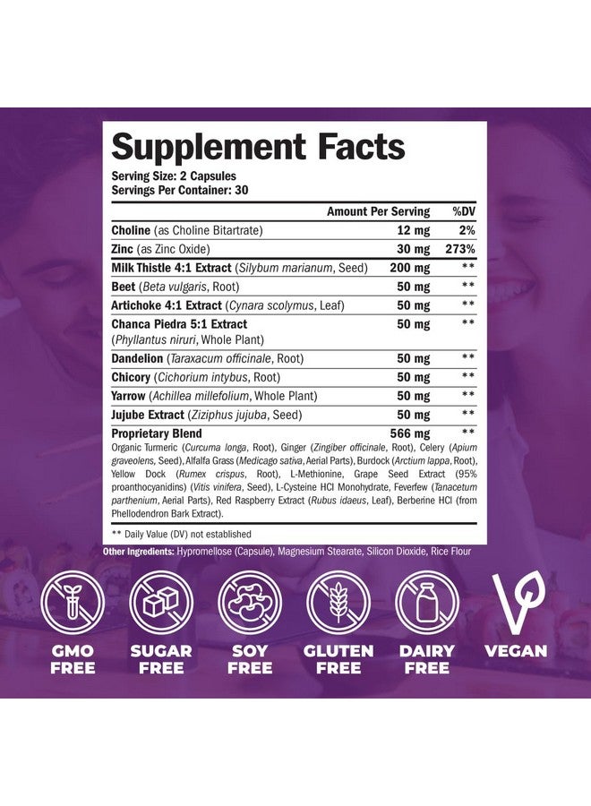 Vimerson Health Liver Supplement With Milk Thistle Liver Detox Formula With Artichoke Extract & Turmeric. Supports Liver Health & Liver Renew. Aids Liver Cleanse Detox Repair And Fatty Liver Support. 60 Capsules - Image 4