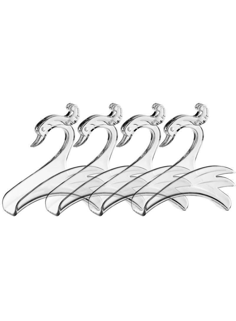 SOLARAE 4 Pcs Purse Hanger Hooks Tote Bag Hangers Handbag Organizers for Hanging Purses Totes Satchels Handbags Backpacks  (Clear) - Image 2