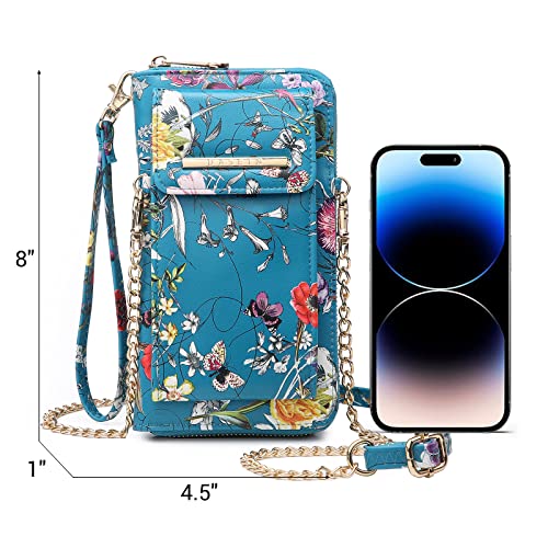 Dasein Crossbody Bag Phone Purse Handbag for Women Shoulder Bag Credit Card Wristlet Wallet with Multi Pockets - Image 4
