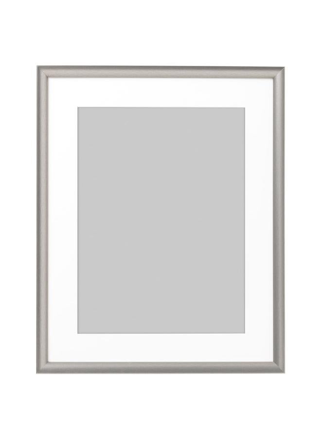 زبون إطار، لون فضي، 40×50 سم - Image 1