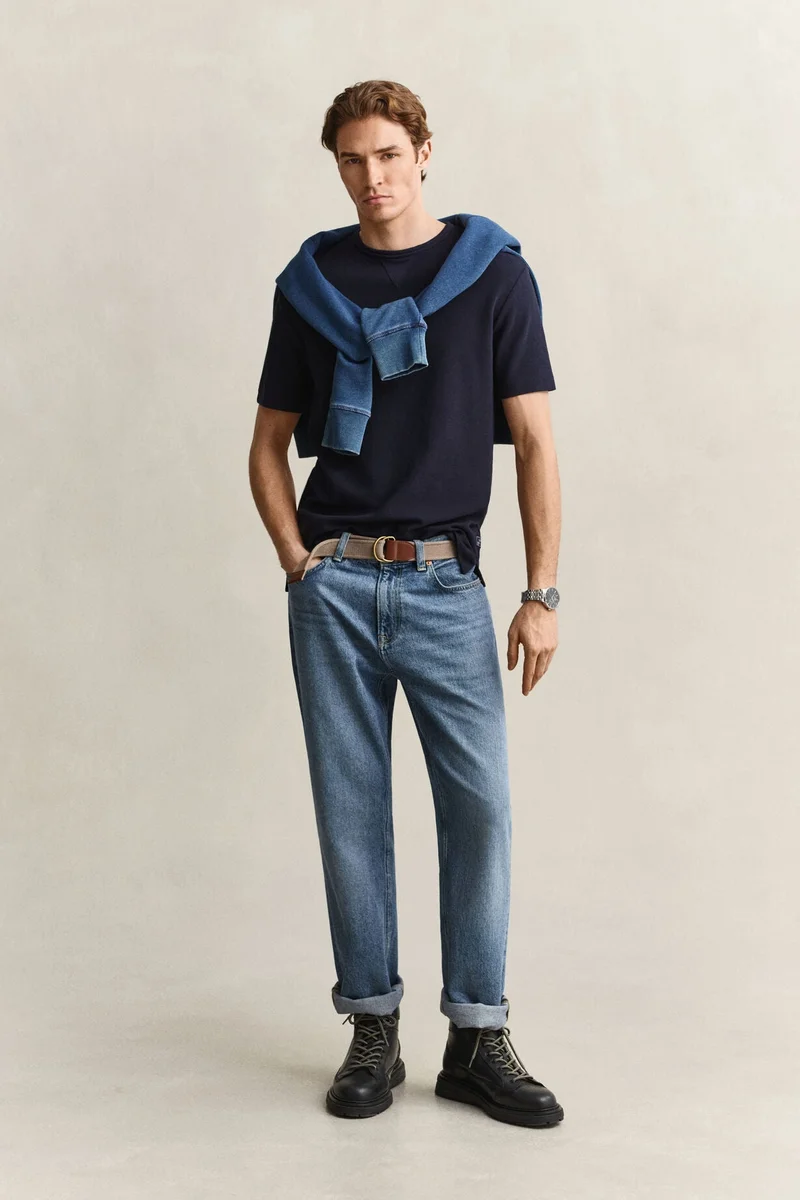 Gant Micro Texture Short sleeve T-Shirt